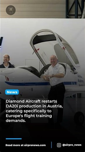 Diamond Aircraft Revives European DA20i Production After 13 Years