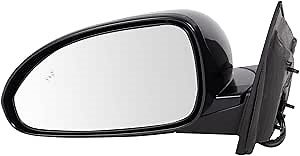 TRQ Driver Side Mirror Assembly Power Heated Turn Signal Blind Spot Memory Power Folding Paint to Match Compatible with 2013-2017 Buick Enclave