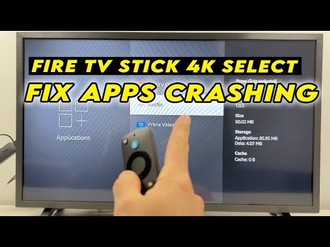 Fire TV Stick 4K Select : Fix Apps Crashing Not Working