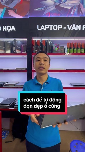 Cách để máy tính tự dọn dẹp ổ cứng #learnontiktok #laptopcu #reviewlaptop #laptopgiare #xuhuong