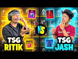 TSG JASH VS TSG RITIK Richest Collection🤑 Who Is NOOB💩 VS PRO😈 Final Battle -Garena Free Fire
