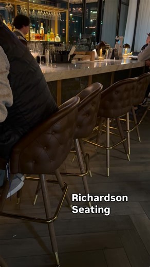 Richardson Seating bar stools at #fogodechao #richardsonseating #restaurantdecor #restaurantfurniture | Richardson Seating Corporation | Facebook