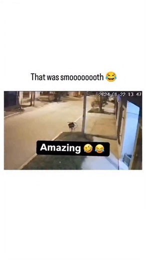 JACK 🦅 on Instagram: "@bitzcasino The video captures a suspect bailing out of a slow-moving red car during a nighttime police chase, performing a remarkably controlled roll on the pavement as the vehicle coasts forward before braking lights activate, implying a possible second occupant. Posted by @Crazy_Videozzz on 5 February 2026, it quickly gained 147,000 views and 4,461 likes, with replies praising the "smooth" escape, joking about "ghost riding," and questioning if it's AI-generated. One co
