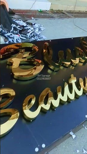 3D Metal Backlit Sign|LED 3D Indoor Outdoor Sign with Backlight|Reverse GlowIlluminated solid Letter