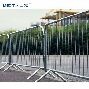 [Hot Item] PVC Coated Temporary Crowd Control Barrier Fence Pedestrian Barriers