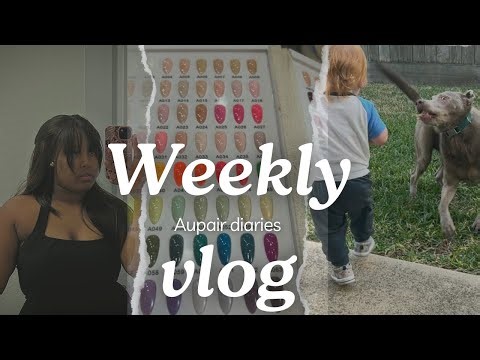A Week in My Life as an Au Pair | Grocery Haul, Self-Care & Daily Routines