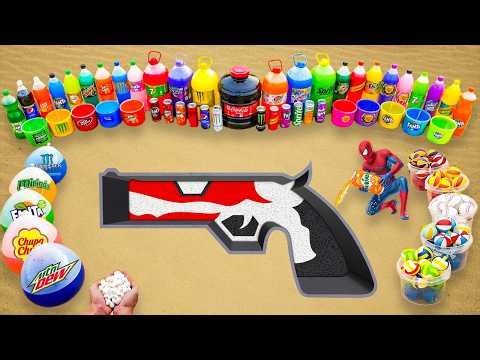 How to Make a Toy Gun with Orbeez & Cement, Giant Soda Balloons, Coca-Cola, Fanta, Pepsi vs Mentos