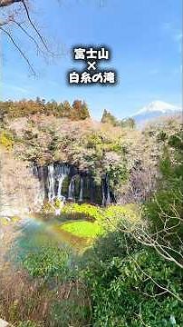 静岡の絶景おでかけSP🎊 #静岡 #白糸の滝 #富士宮市 #絶景 #富士山 #旅行 #静岡観光