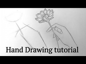 How to draw hand/hands easy for beginners Hand drawing basics easy step by step tutorial with pencil