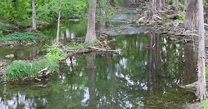Wimberley Texas Blanco River nature. Wimberley Texas on the Blanco River in the Hill Country of central Texas. A tourist and recreation destination for nature and landscape beauty.
