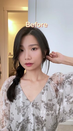 Easy way to do a casual yet secure side braid٩(ˊᗜˋ*)و Hope y’all like it 🫶🏻 #hairtutorial #hair #hairstyles #braid #hairdo #fyp