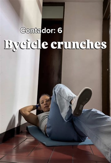 Abdominales tipo bicicleta: Día 66 del reto 365