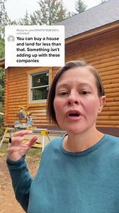 We get asked A LOT of how we’re building our house will actually be cheaper than just buying a new house on 5 acres. The answer is yes, and here’s a little more info on that. #mortgagefree #mortgagefreebuild #buildingahouse #cabinbuild #couplebuildshouse | One Foot Off the Grid