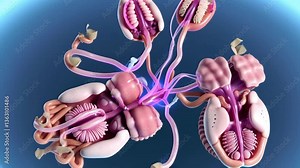 3D Female Reproductive System Anatomy Medical Education & Health Visualization