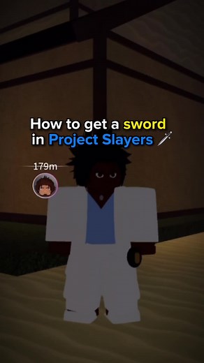 How to Get a Sword in Project Slayers Tutorial