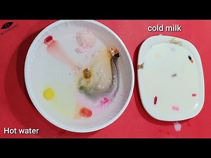 dissolving medicine (capsule and tablet) in water & milk Timelapse | BeyondEyes