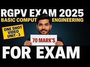 basic computer engineering 1st year rgpv unit 3 one shot | basic computer engineering one shot | BCE