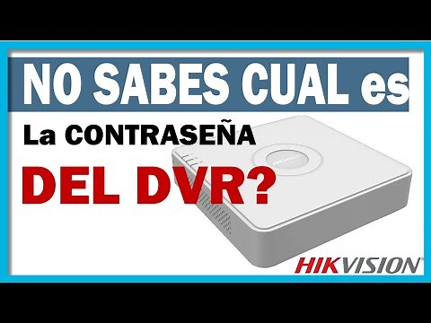 Como RESETEAR la contraseña de un DVR Hikvision DS-7104HGH1-F1 _⚠️
