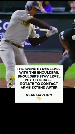 Swing is level with shoulders