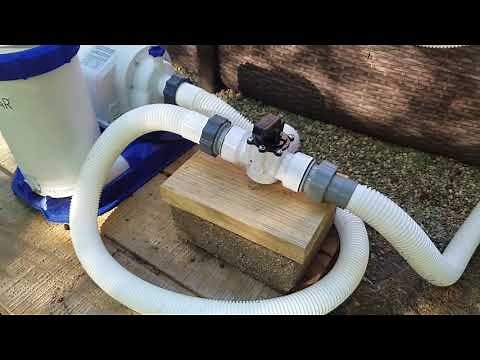 Coleman Pool - Pump Inlet Shutoff Valve Setup