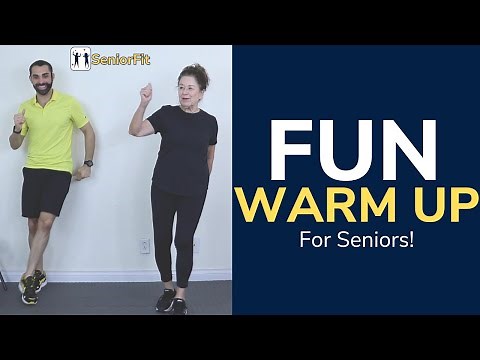Fun Warm Up For Seniors: Music, Dancing, Posture, Stretching in less than 10 minutes!
