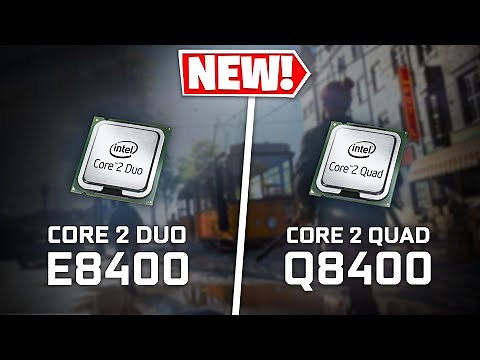 Core 2 Duo E8400 vs Core 2 Quad Q8400 | Test in 4 Games (BF5, CS:GO...)