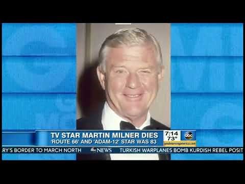 Martin Milner: News Report of His Death - September 6, 2015