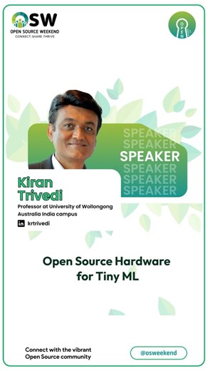 Open Source Day 2025 was an inspiring gathering of the open-source community, bringing together innovators, researchers, and professionals to exchange ideas around open technologies. A key highlight was the session by Professor Kiran Trivedi, PhD, University of Wollongong – Australia India Campus, on Open Source Hardware for TinyML. The discussion emphasized how open hardware platforms are accelerating TinyML adoption, enabling scalable and efficient machine learning at the edge. We appreciate a