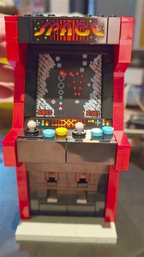 Lego Arcade Machine - Space #Lego #ArcadeMachine