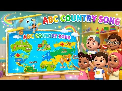 A to Z Countries for Children Educational Alphabet Video 🌍