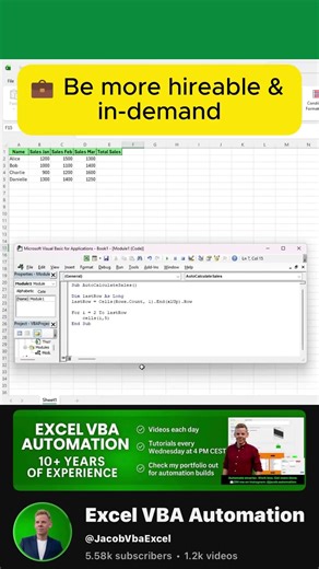 This Excel Trick Saves 10+ Hours Per Week #excel #automation #vba