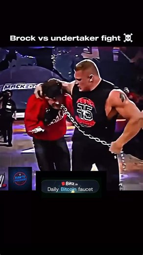 RawToSmackDown on Instagram: "When Brock Lesnar snaps, the entire arena feels it — and this time, The Undertaker stood right in the path of the Beast’s fury. With an iron chain wrapped in his fists, Brock launched a brutal assault on the Deadman, each strike echoing like a war drum. Undertaker, battered but unbroken, refused to fall. Two forces built on dominance, violence, and legacy colliding in a moment that felt less like a fight and more like a battlefield. When Brock brings the chaos and U
