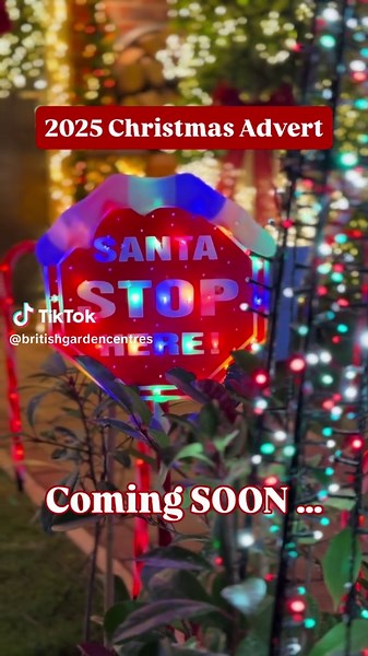 It will soon be time to light up YOUR Christmas with British Garden Centres!✨ The launch of our 2025 Christmas Advert is coming soon … 👀🎄 #britishgardencentres #LightUpChristmas