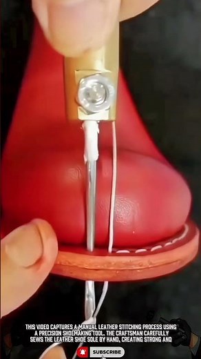 Leather Shoe Sole Stitching Tool: Critical Innovation for Shoe Making #ToolHolder