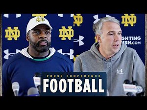 Quarterbacks and Linebackers | Spring Practice Press Conference (3.25.26) | Notre Dame Football