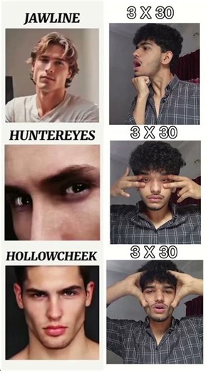 Looksmaxxing tutorial 2 #jawline #huntereyes #hollowcheek #ytshorts
