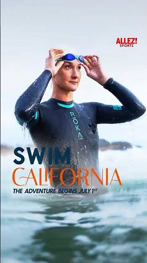 The adventure begins July 1st. 🌊 | Catherine Breed | Swim California | Allez! Sports