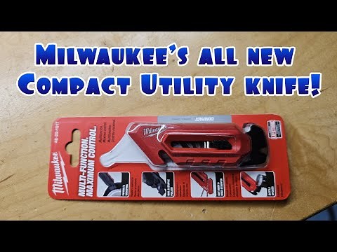 Milwaukee's all new compact multi use utility knife is finally out!