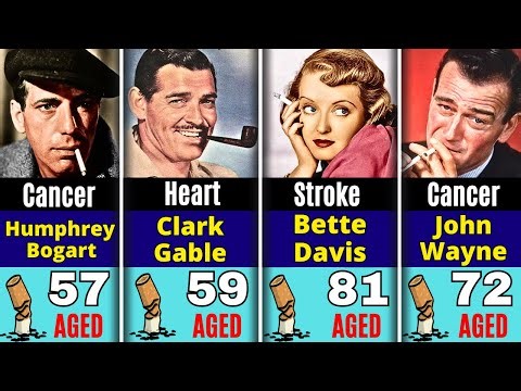 Top 10 WORST SMOKERS in Hollywood History | Vintage Hollywood