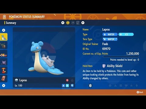 Lapras (Support) - Random Players #2 - 7 Star Roaring Moon Raid - Pokemon Scarlet