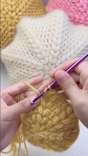 DIY sunflower crochet cushion tutorial #crochet #knitting #handmade