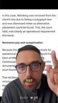 Can you be fired for failing a polygraph/ lie detector test?