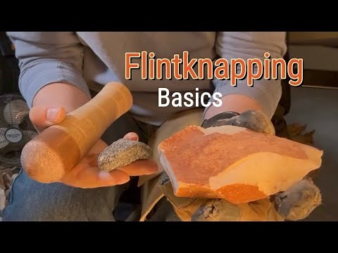 How to make an arrowhead! (Flintknapping tutorial for beginners)