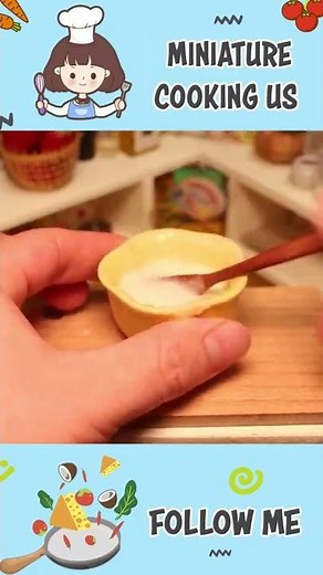 How To Make Super Tiny Strawberry Mochi #Shorts #MiniatureCookingUS #minifood