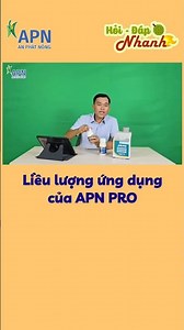 APN - APN PRO FORMULA AND DOSAGE FOR TREATING FRUIT ROT