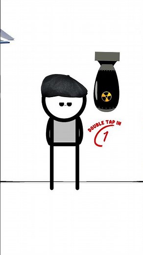 What Happens If A Nuke Dropped 😦 ( Animation Meme ) #shorts