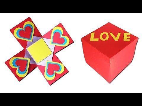 Basteln mit papier: Herz Box falten| DIY Bastelideen