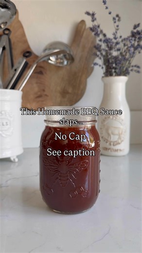 Comment "BBQ" and I will send you the recipe so you have it on hand, or you can save this post and find it linked in the comments!! Sweet, Tangy, & Totally Customizable HOMEMADE BBQ SAUCE Forget the store-bought stuff-this BBQ sauce from scratch is sweet, tangy, smoky, and ready in under 30 minutes. Best part? No weird additives, and YOU control the flavor. &. WAYS TO USE IT: • Brush on ribs, chicken, or burgers • Toss with shredded pork for pulled BBQ • Use as a dipping sauce for fries or nugge