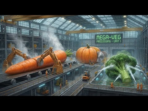 Inside a Modern Vegetable Processing Plant: Clean, Fast, Relentless