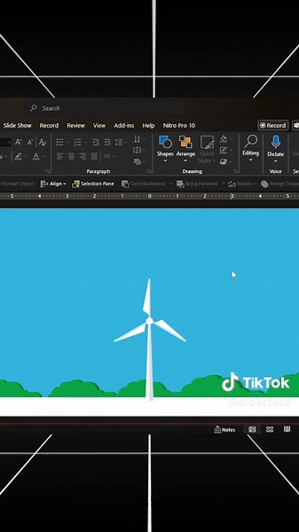 Day 17/30: Changing Objects Rotation Center in PowerPoint. #powerpoint #ppt #presentation #design #tips
